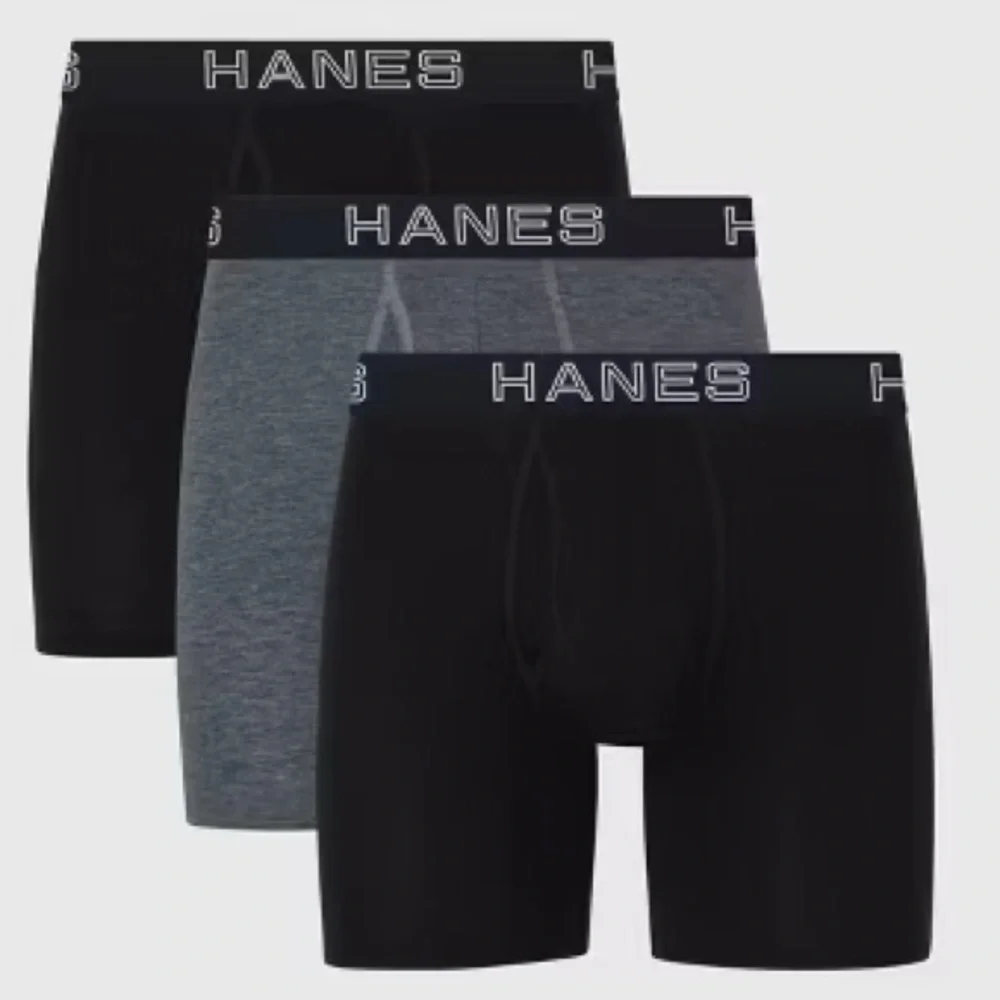 NWT 3PK Hanes Boxer Briefs 2XL